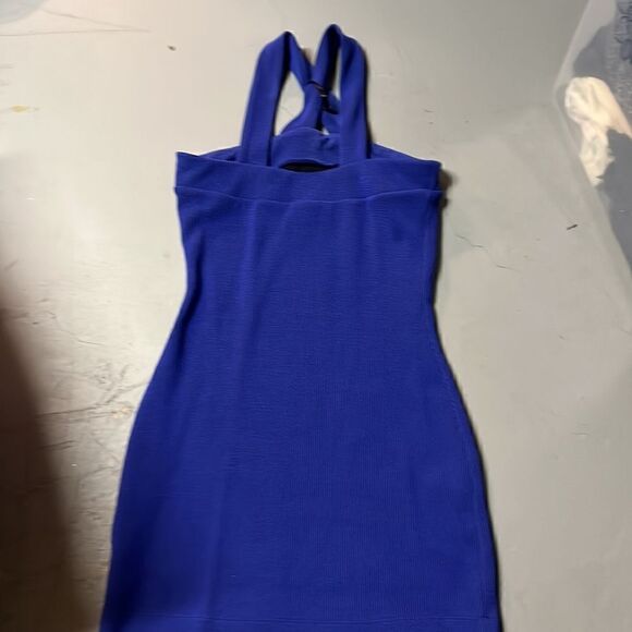 Medium Blue Guess Bandage Mini Dress - Picture 3 of 5